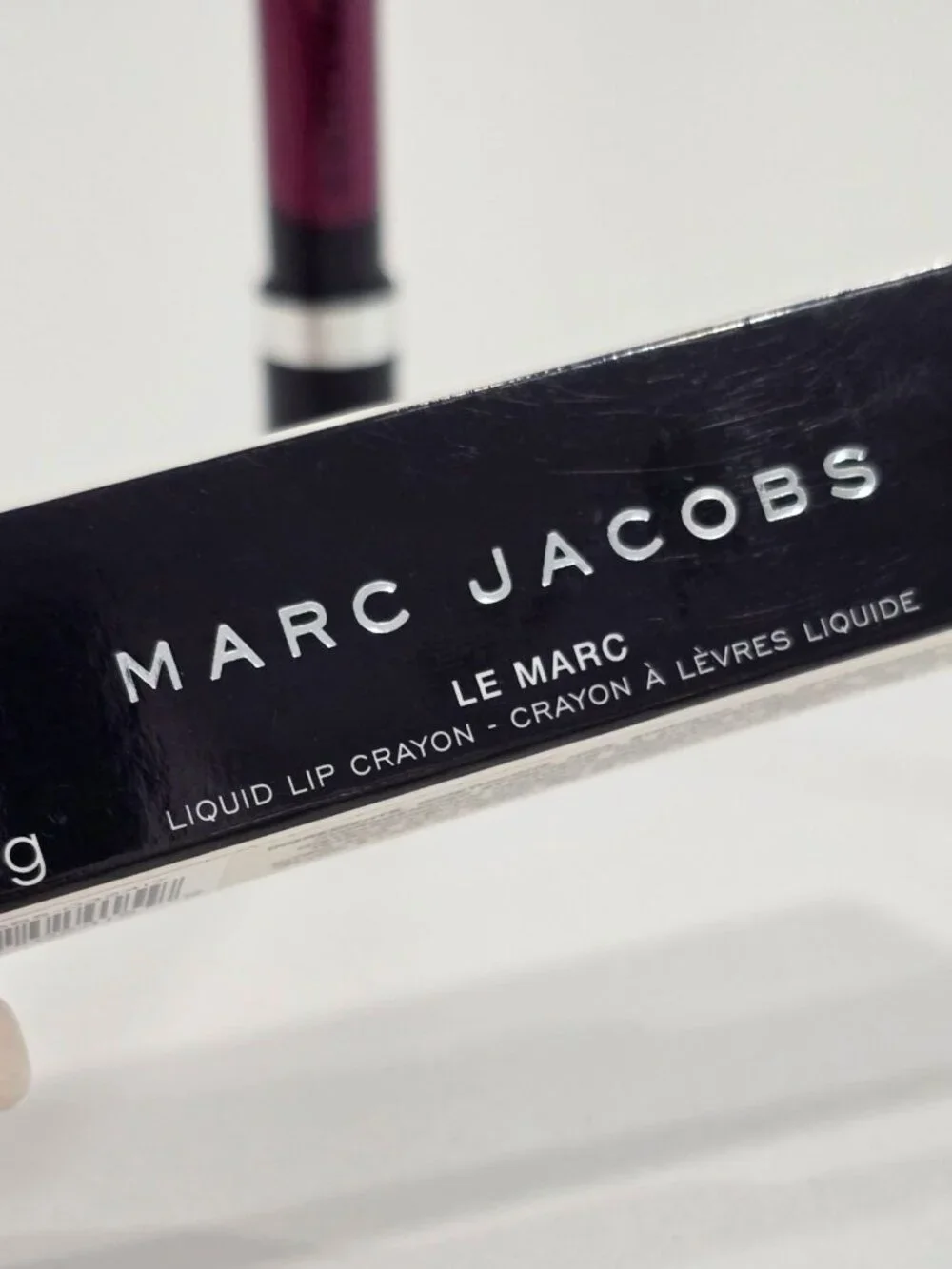 Marc Jacobs ✦ Le Marc Liquid Lip Crayon ✦ Plum N Get It 16H Wear 2g NWT
